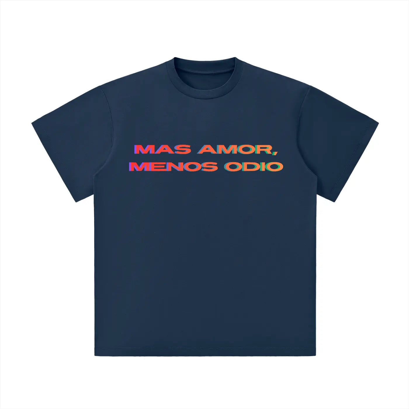 MAS AMOR, MENOS ODIO Unisex Lightweight Oversized T-Shirt