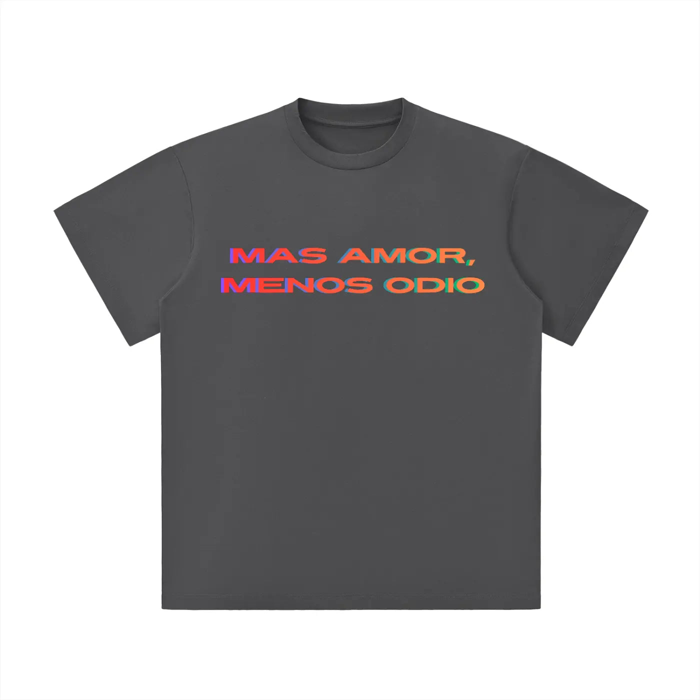 MAS AMOR, MENOS ODIO Unisex Lightweight Oversized T-Shirt