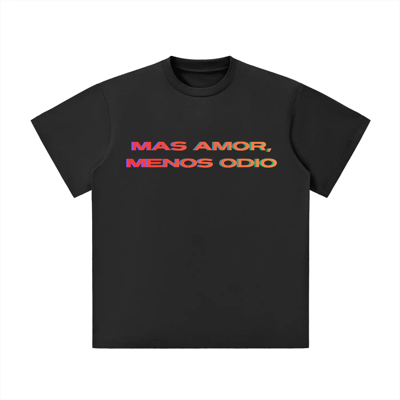 MAS AMOR, MENOS ODIO Unisex Lightweight Oversized T-Shirt